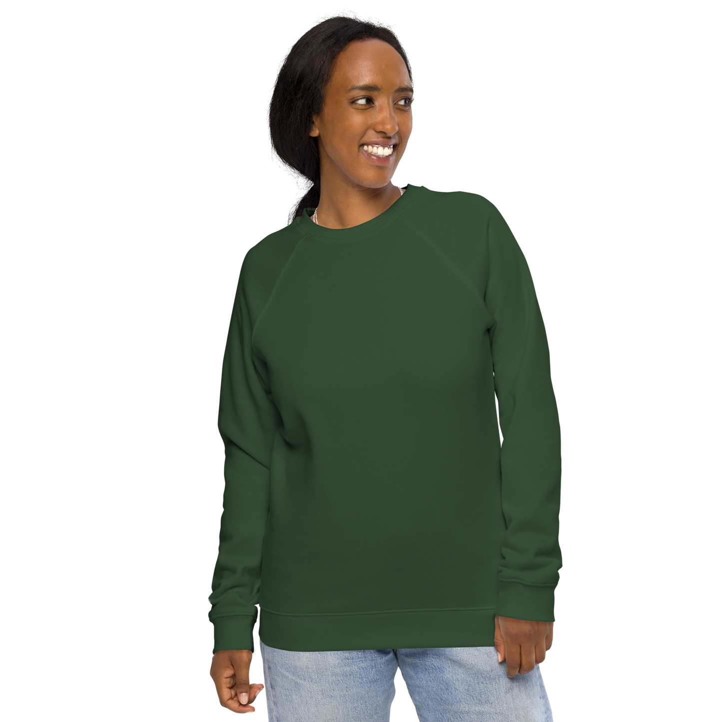 Sweatshirt écologique raglan unisexe "signboard"