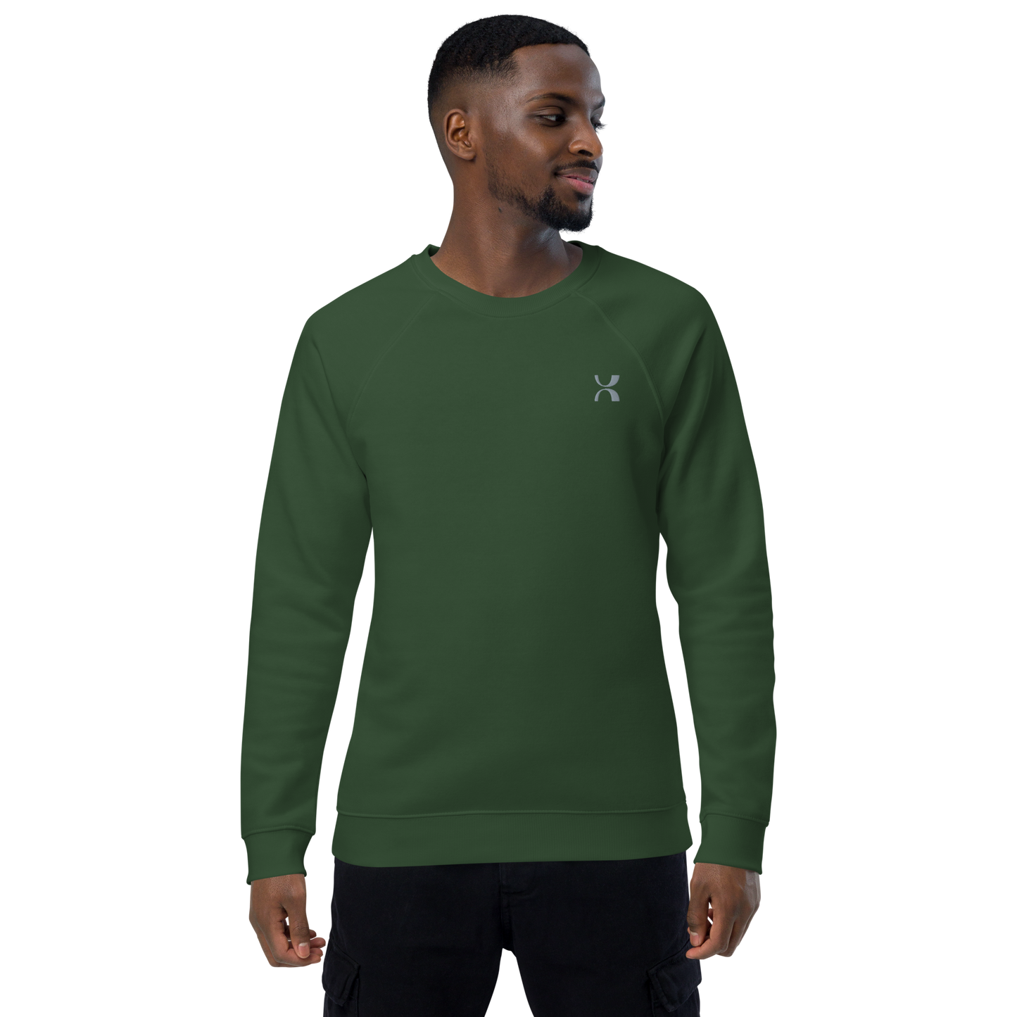 Sweatshirt écologique raglan unisexe