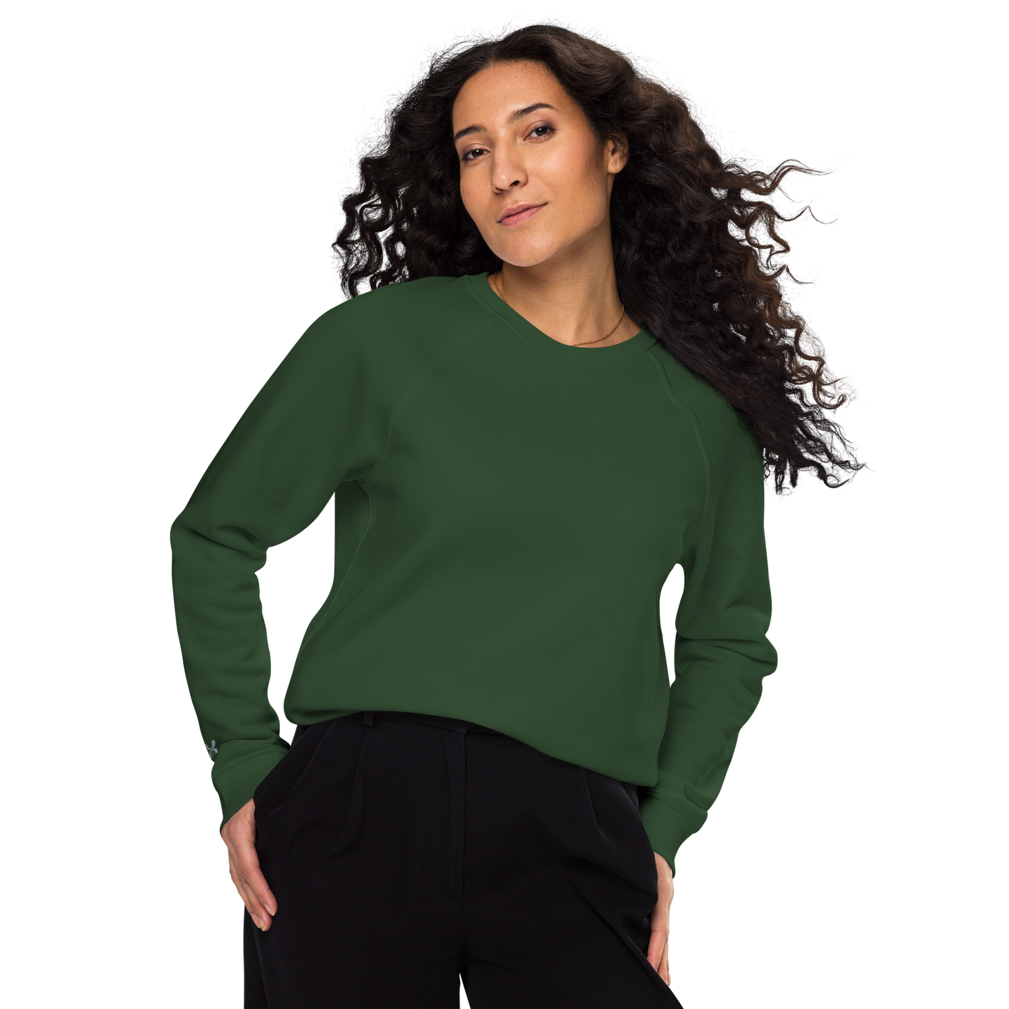 Sweatshirt écologique raglan unisexe "bollocks"