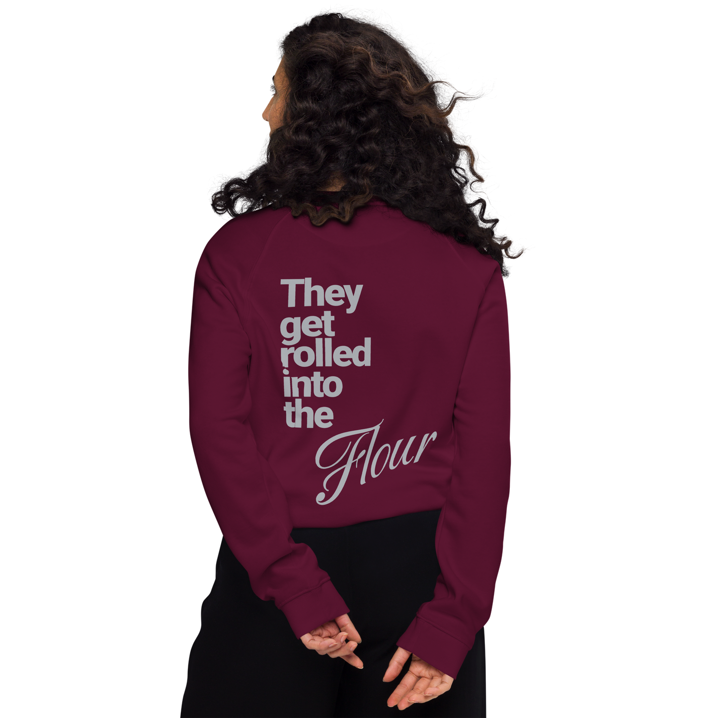 Unisex "Flour" raglan eco-friendly sweatshirt