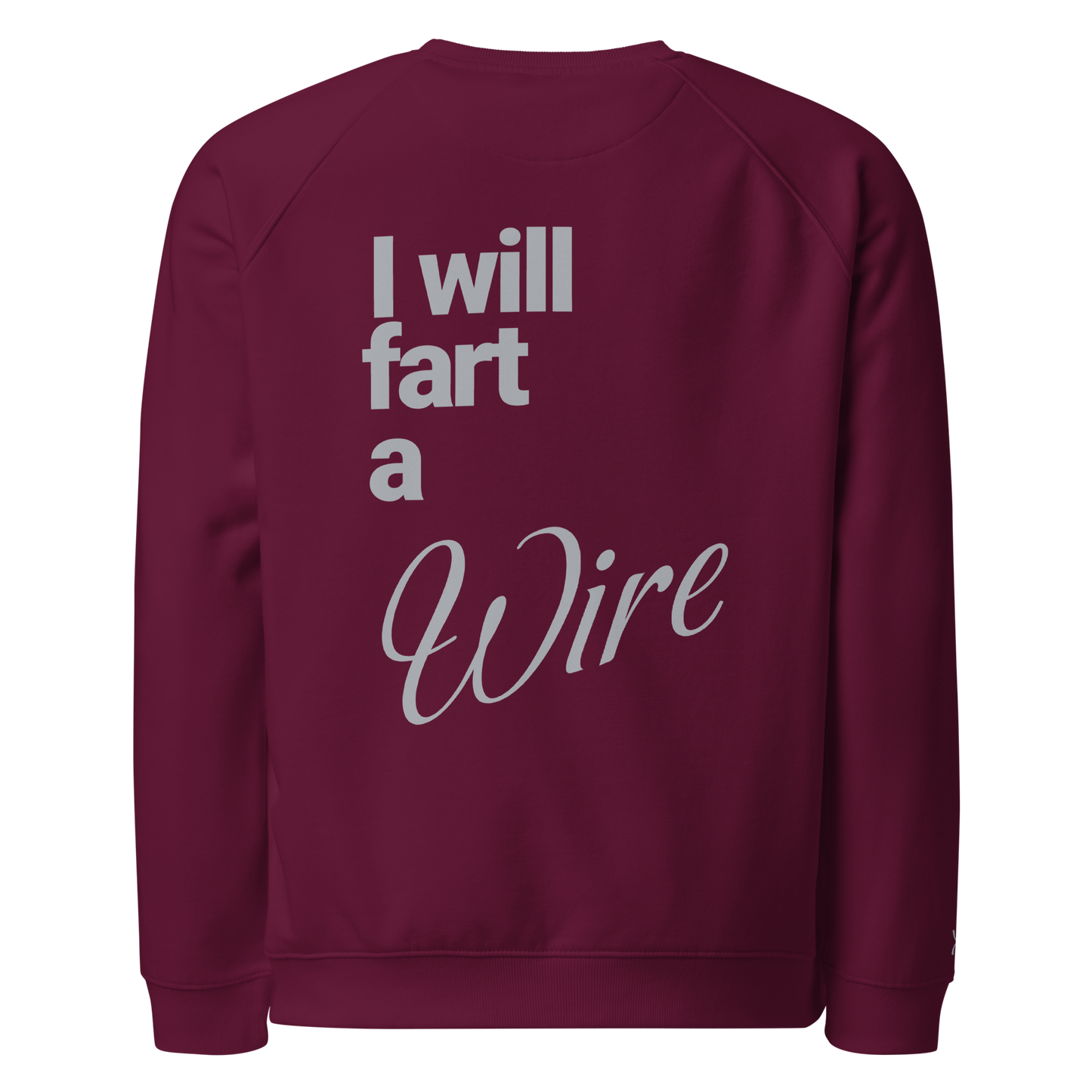 Sweatshirt écologique raglan unisexe "wire"