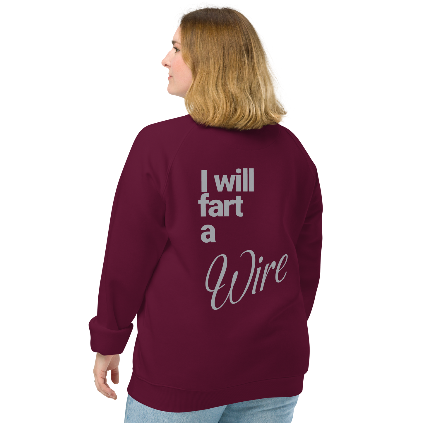 Sweatshirt écologique raglan unisexe "wire"