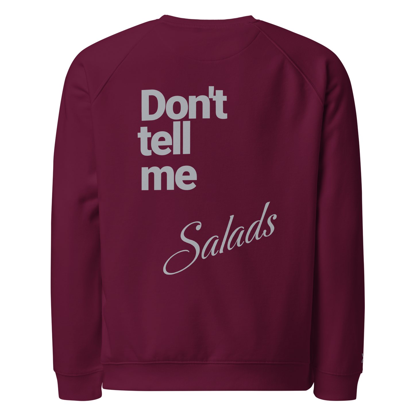 Sweatshirt écologique raglan unisexe "salads"