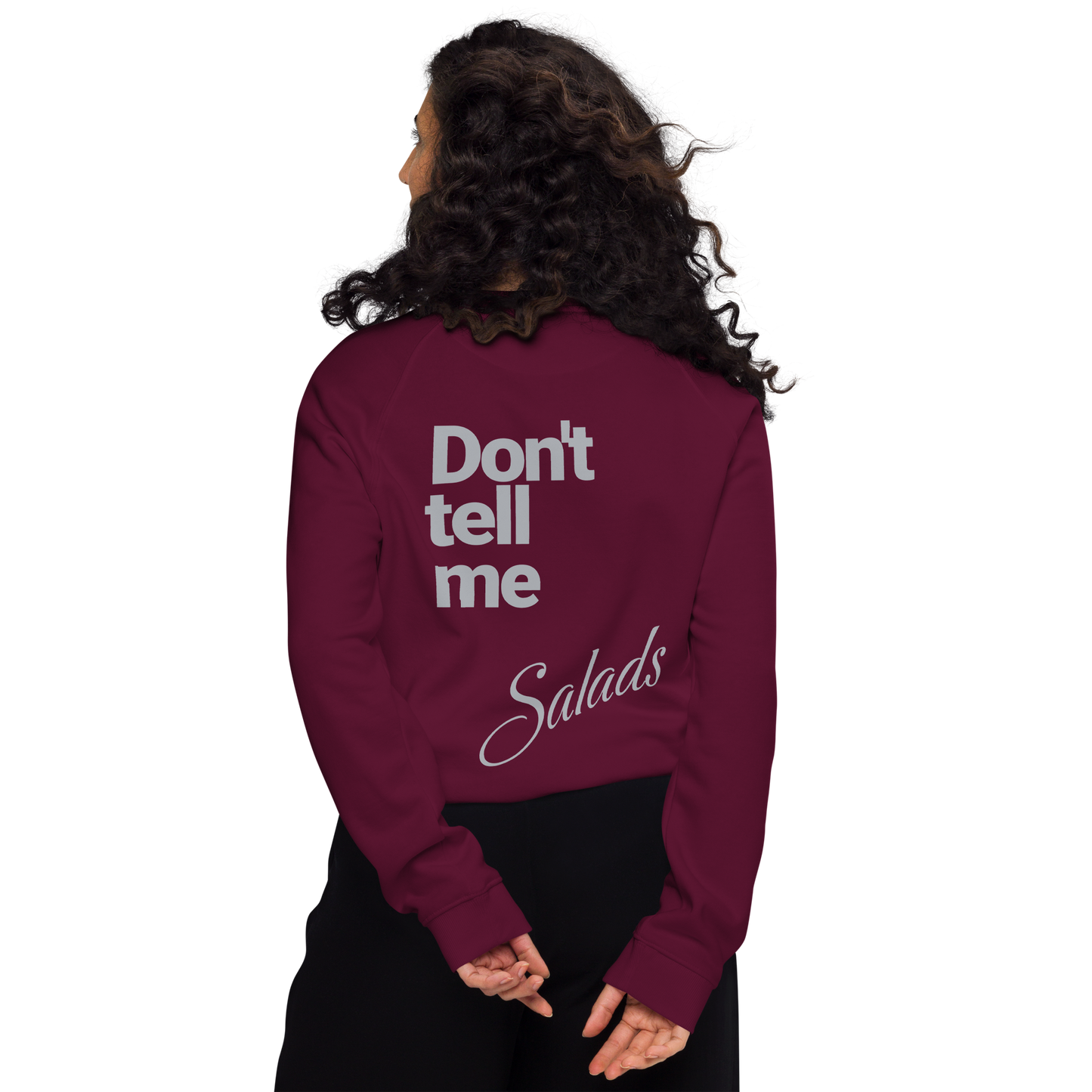 Sweatshirt écologique raglan unisexe "salads"