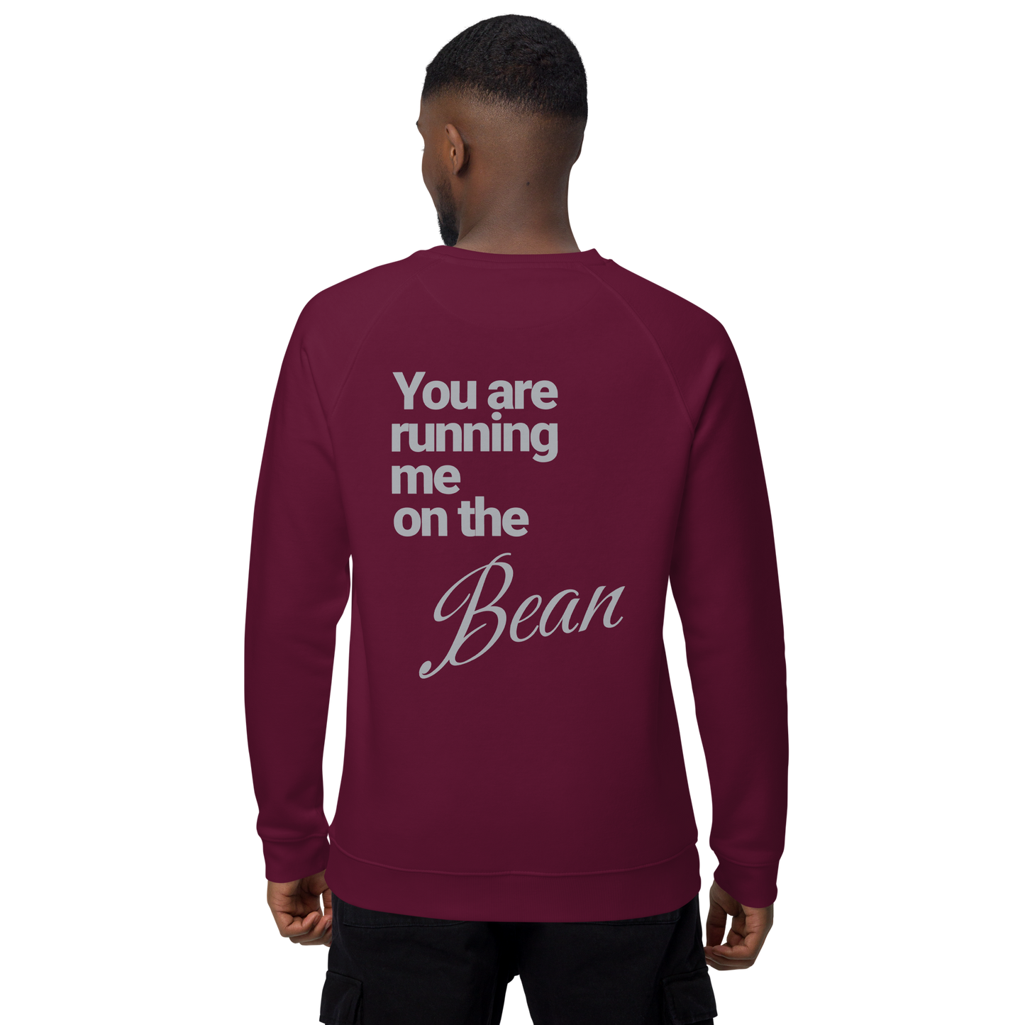 Sweatshirt écologique raglan unisexe "bean"