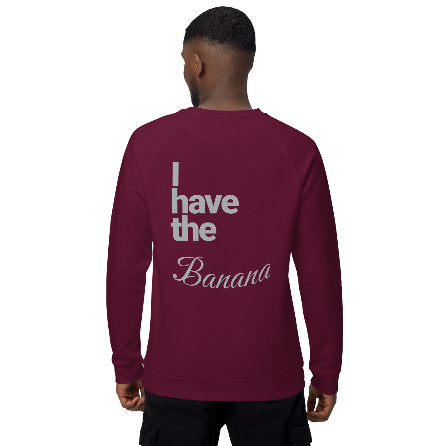 Sweatshirt écologique raglan unisexe "banana"