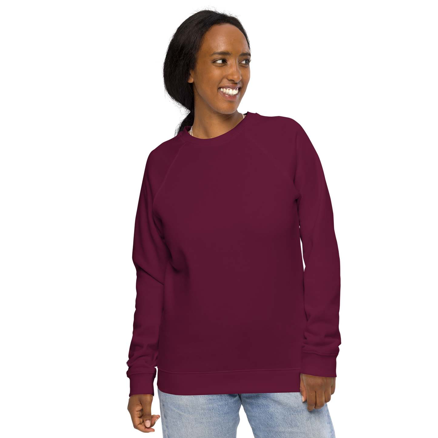 Sweatshirt écologique raglan unisexe "signboard"