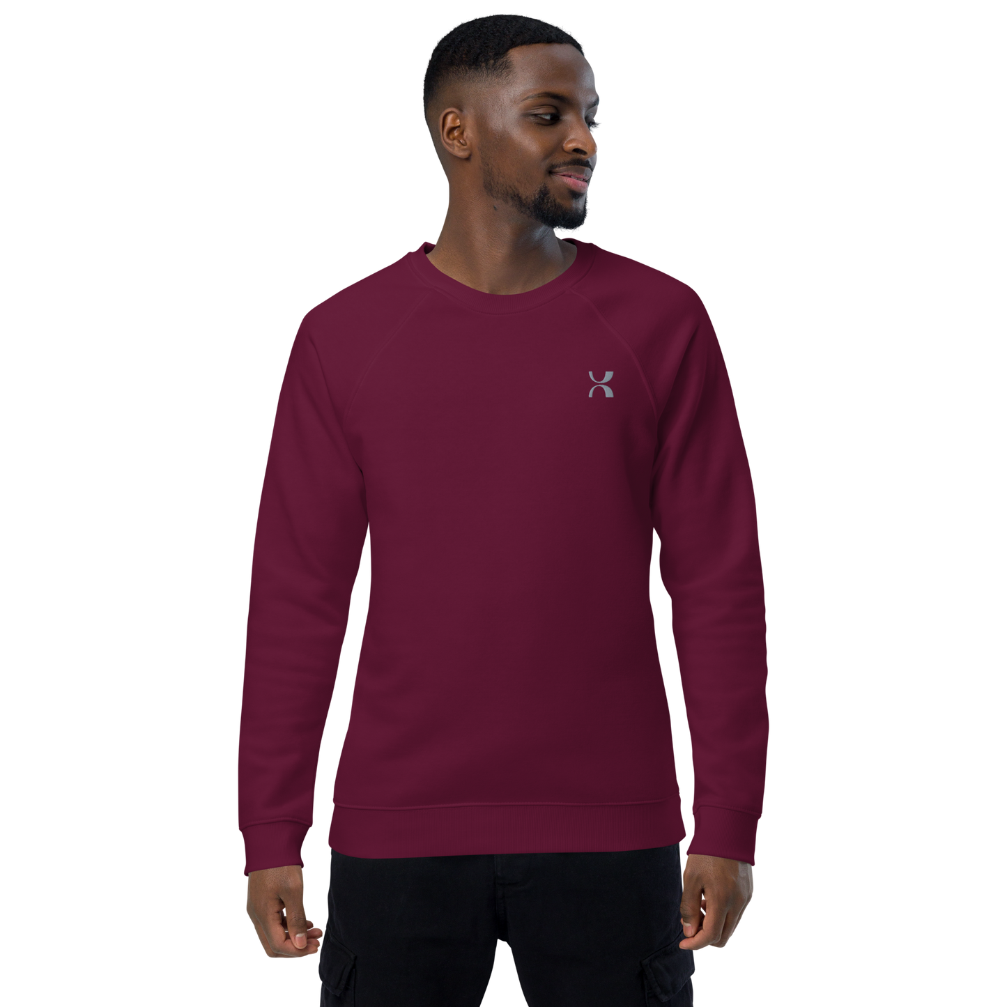 Sweatshirt écologique raglan unisexe