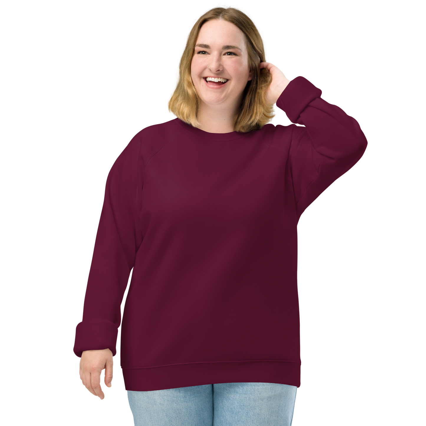 Sweatshirt écologique raglan unisexe "pot"