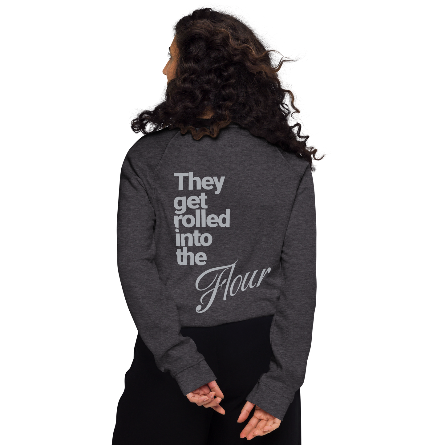 Unisex "Flour" raglan eco-friendly sweatshirt