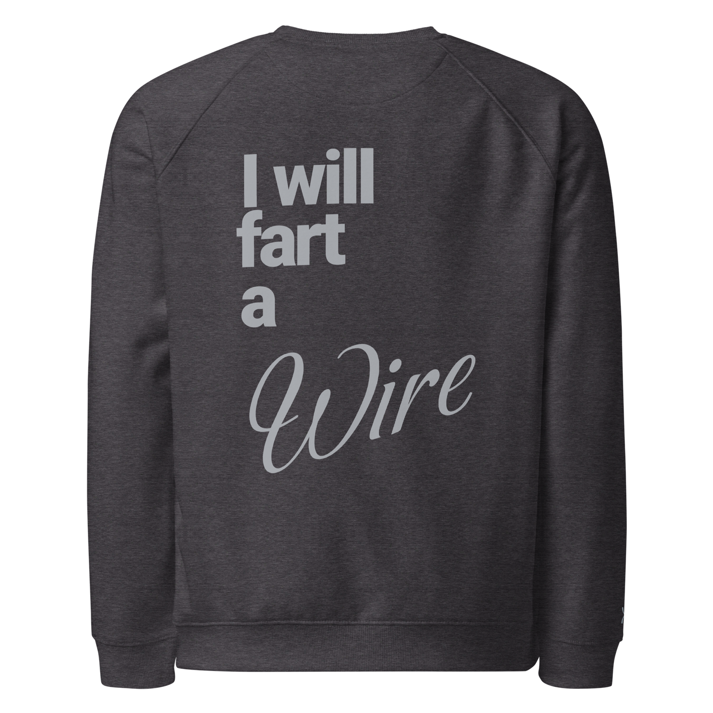 Sweatshirt écologique raglan unisexe "wire"
