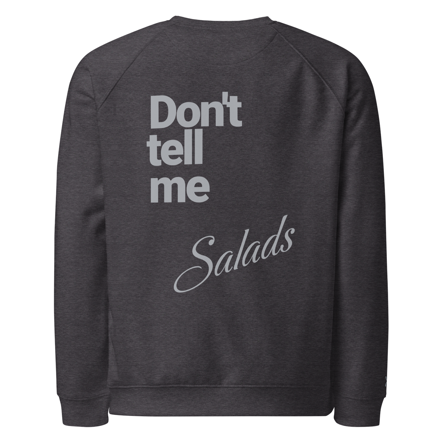 Sweatshirt écologique raglan unisexe "salads"