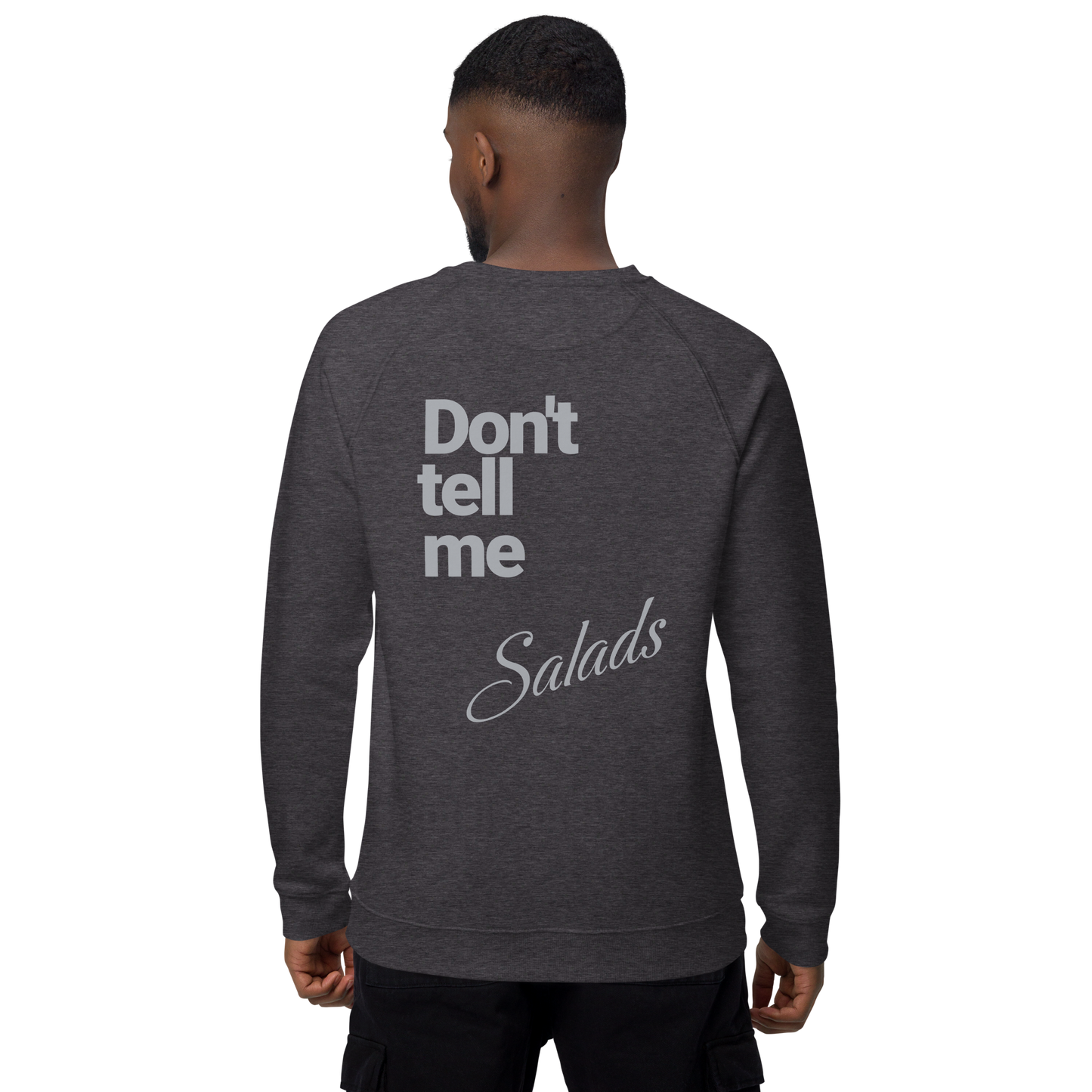 Sweatshirt écologique raglan unisexe "salads"
