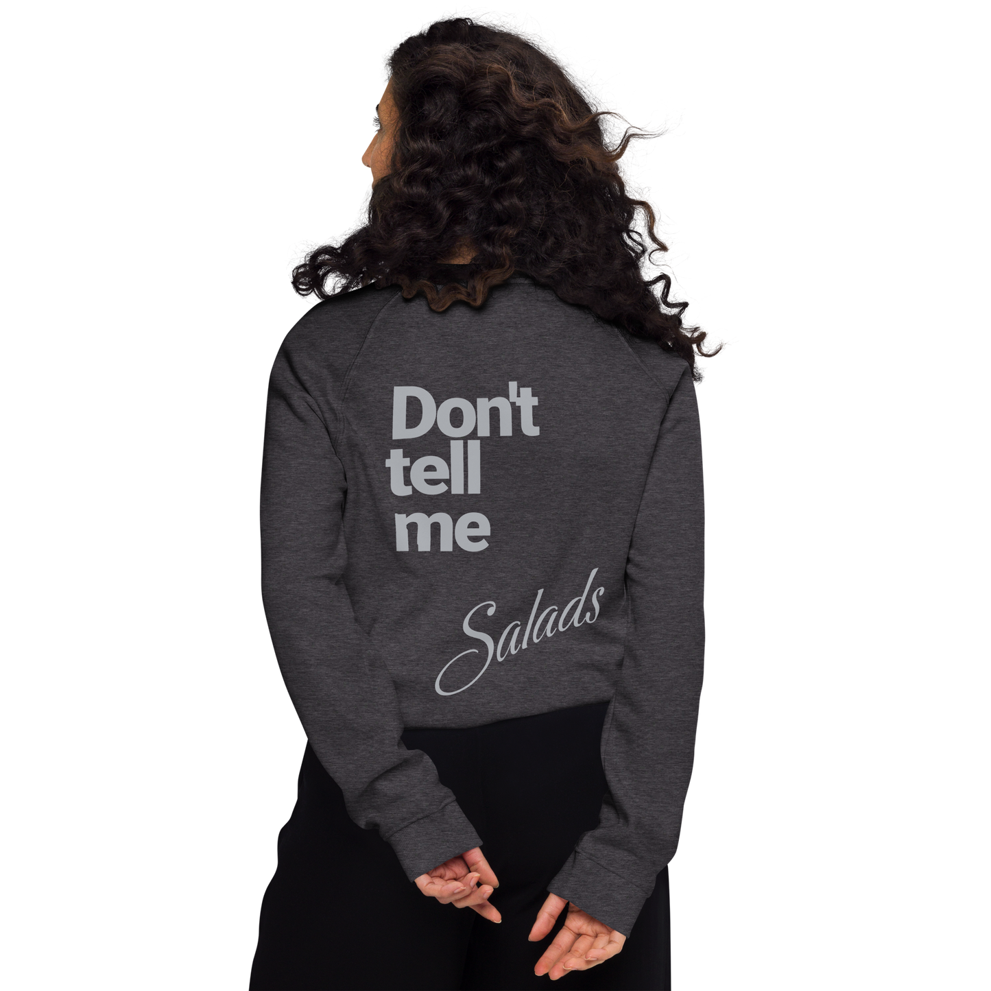 Sweatshirt écologique raglan unisexe "salads"
