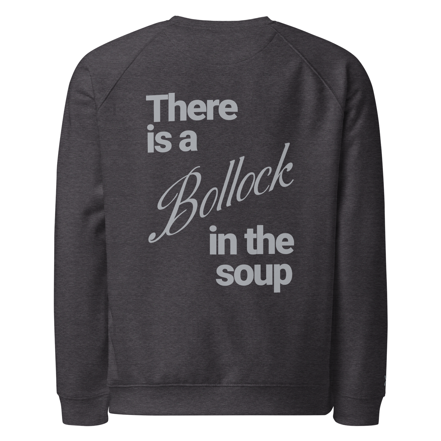 Sweatshirt écologique raglan unisexe "bollocks"