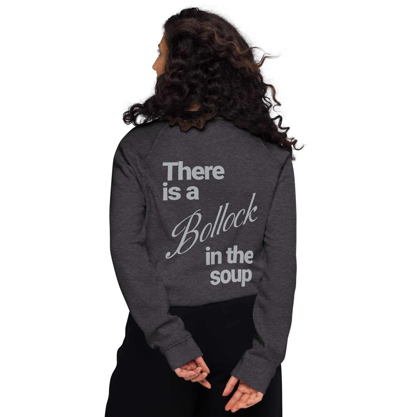 Sweatshirt écologique raglan unisexe "bollocks"