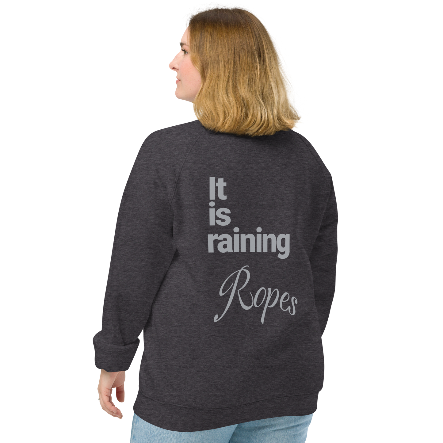Sweatshirt écologique raglan unisexe "ropes"