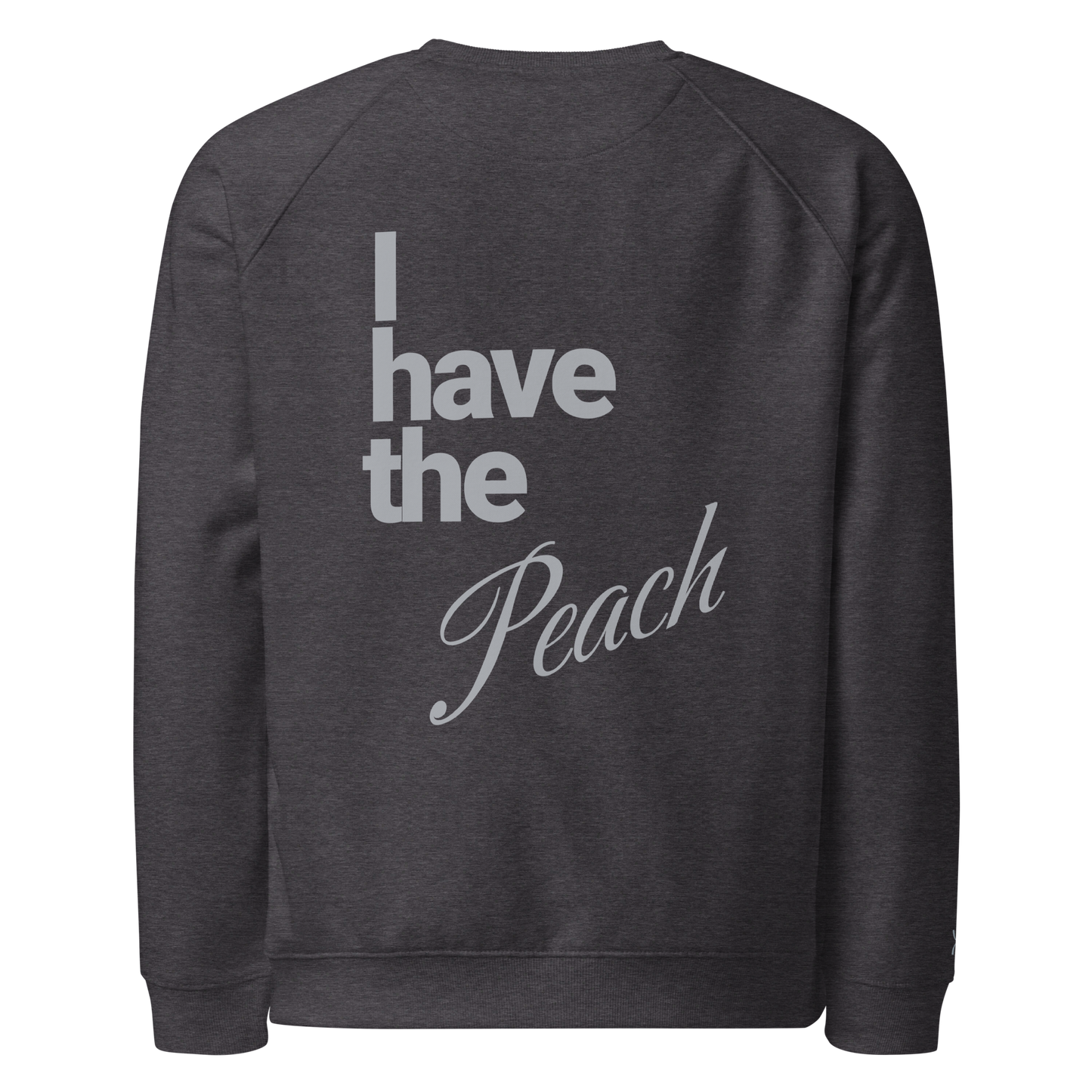 Sweatshirt écologique raglan unisexe "peach"