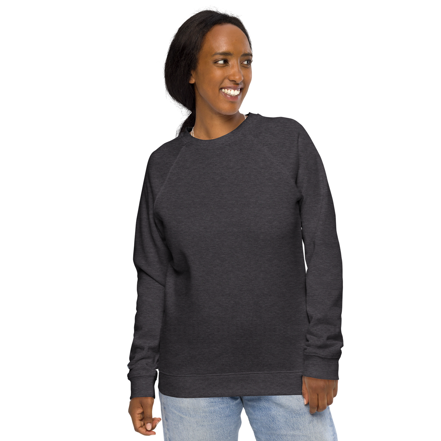 Sweatshirt écologique raglan unisexe "signboard"