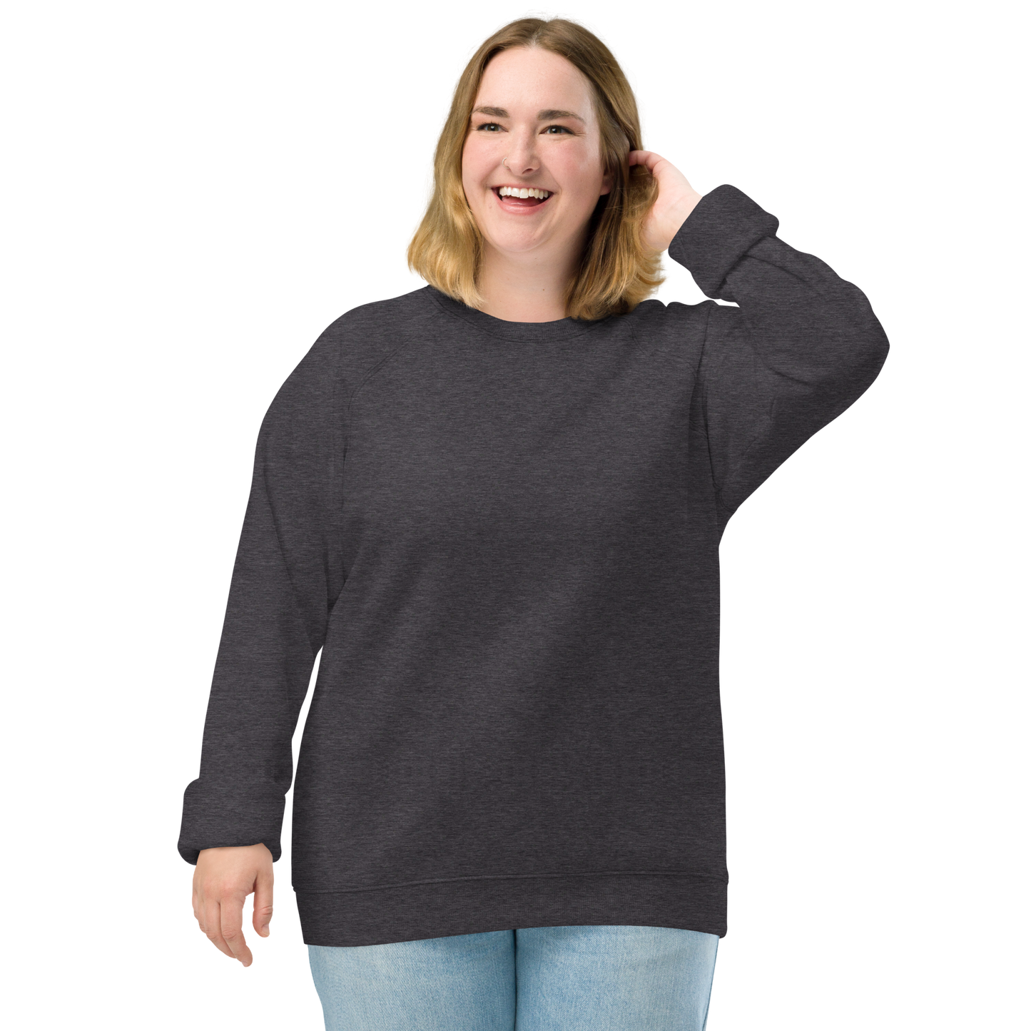 Unisex "Bark" Raglan Eco-Friendly Sweatshirt