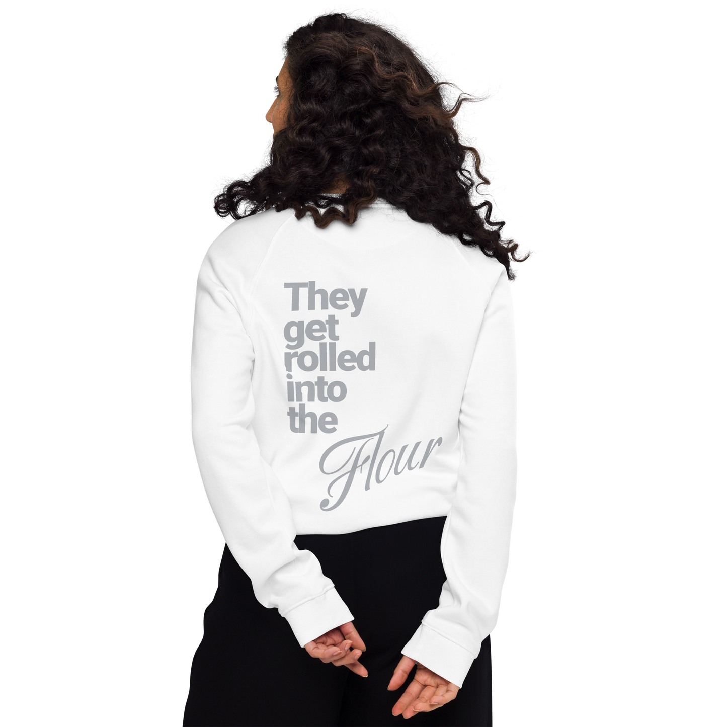Unisex "Flour" raglan eco-friendly sweatshirt