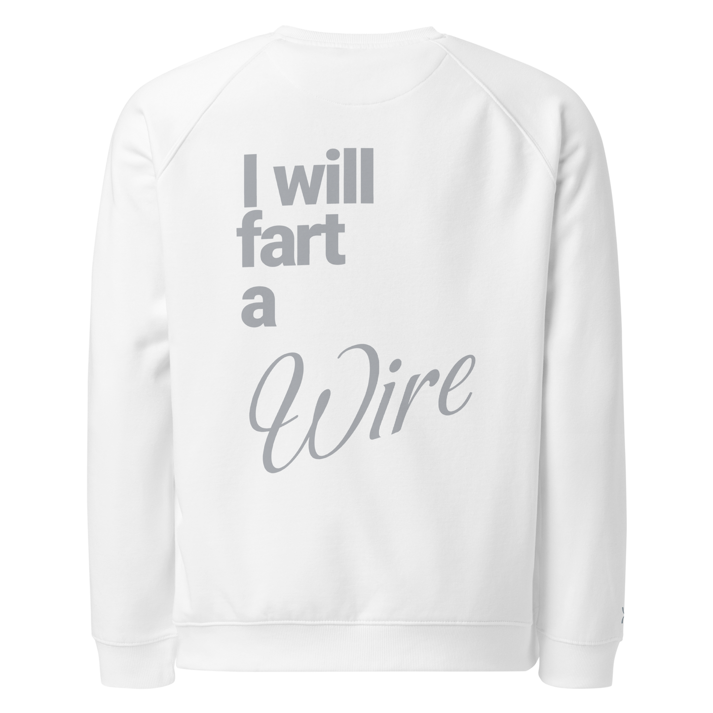 Sweatshirt écologique raglan unisexe "wire"