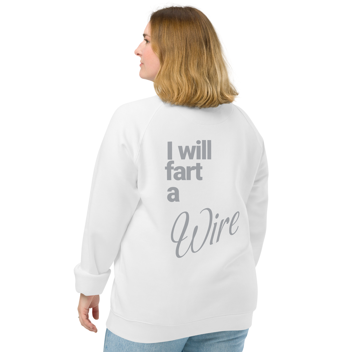 Sweatshirt écologique raglan unisexe "wire"
