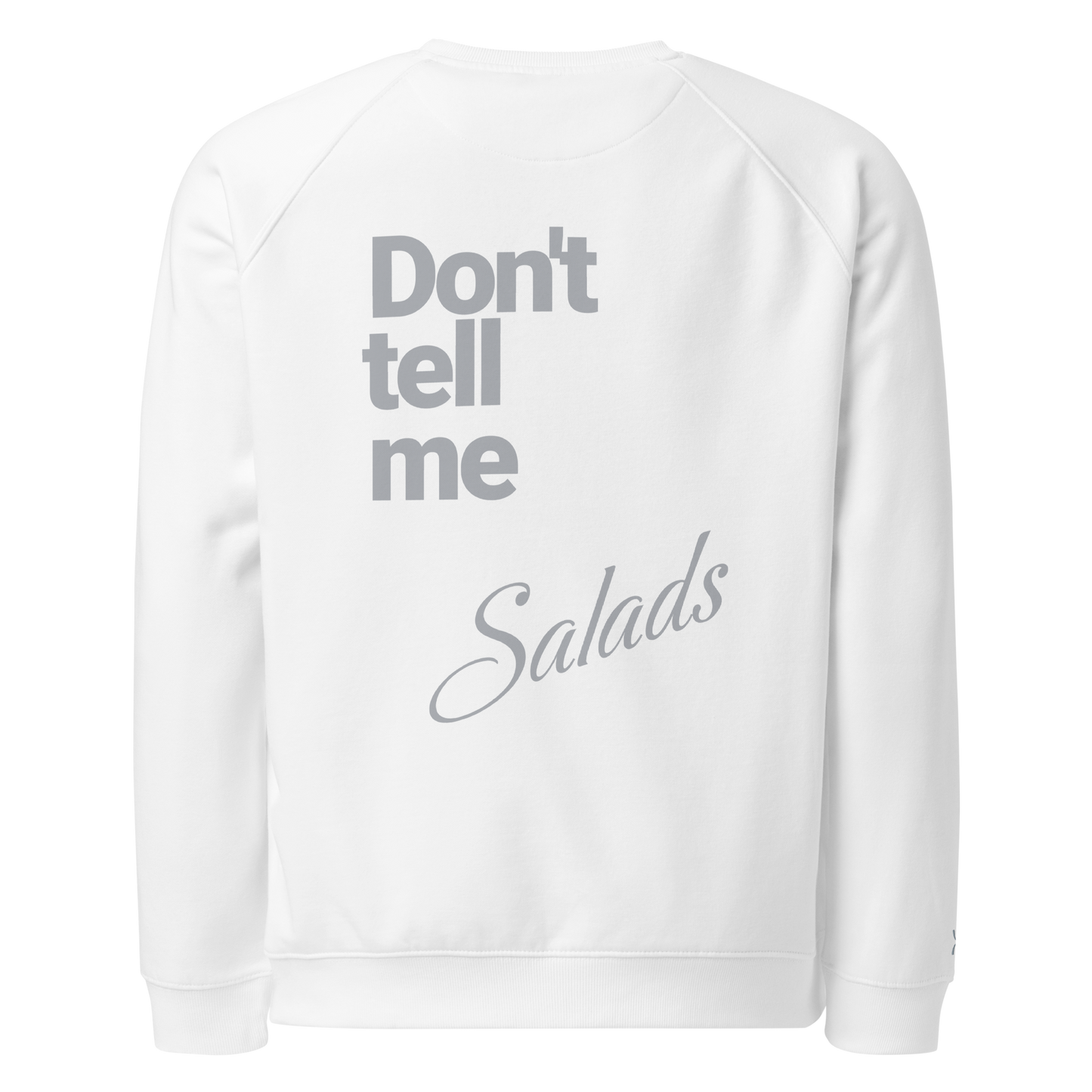 Sweatshirt écologique raglan unisexe "salads"