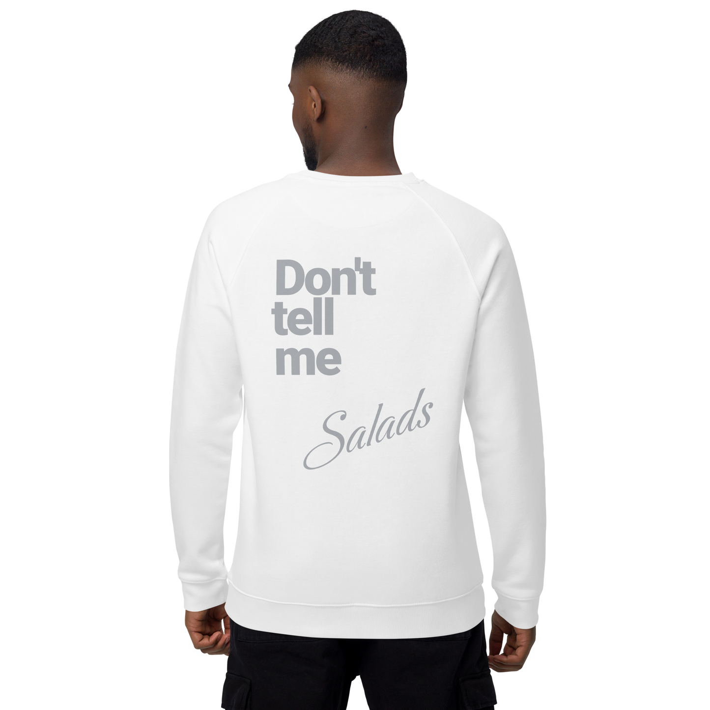 Sweatshirt écologique raglan unisexe "salads"