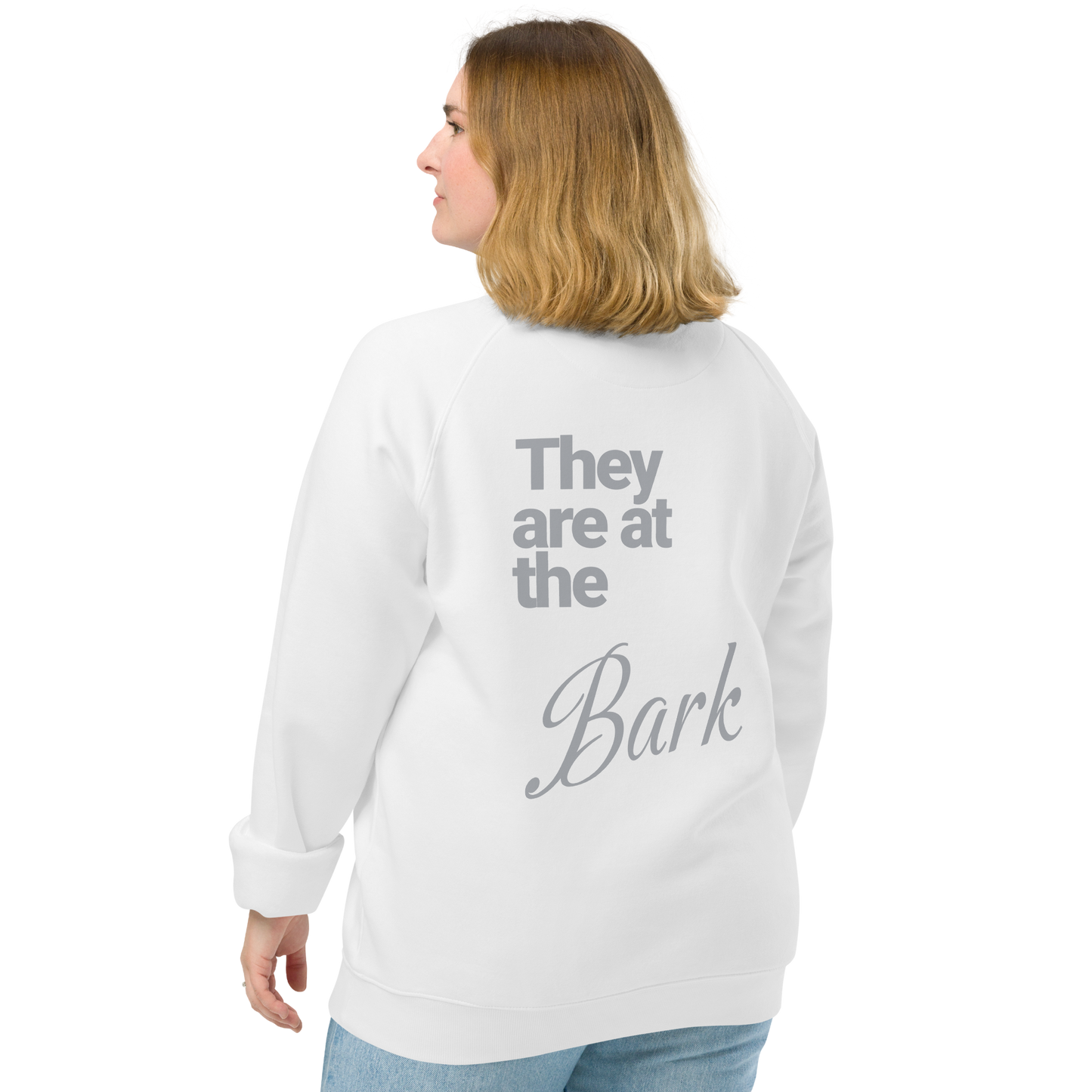 Unisex "Bark" Raglan Eco-Friendly Sweatshirt