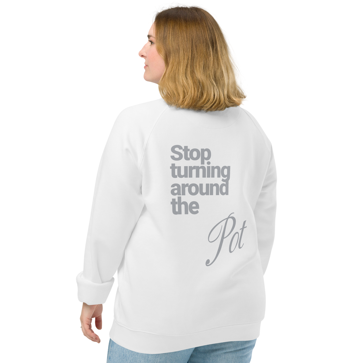 Sweatshirt écologique raglan unisexe "pot"