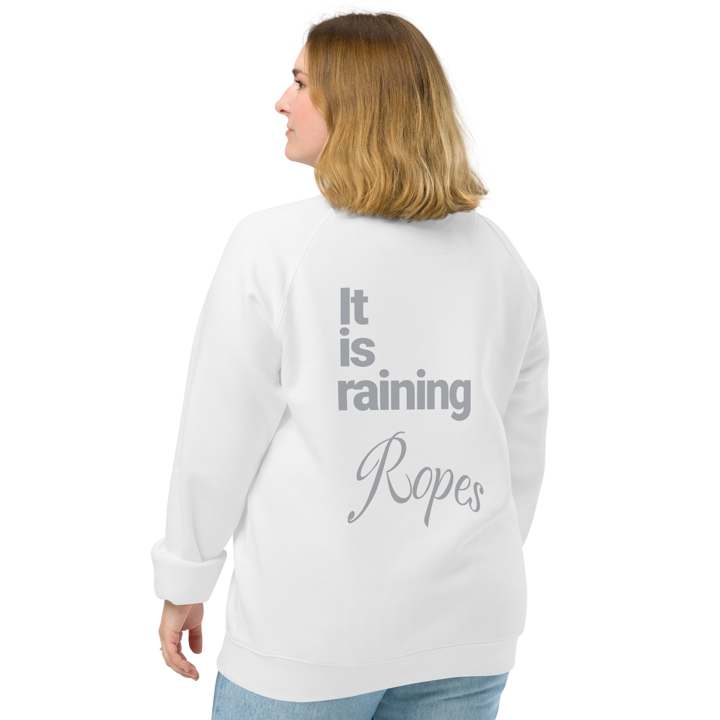 Sweatshirt écologique raglan unisexe "ropes"