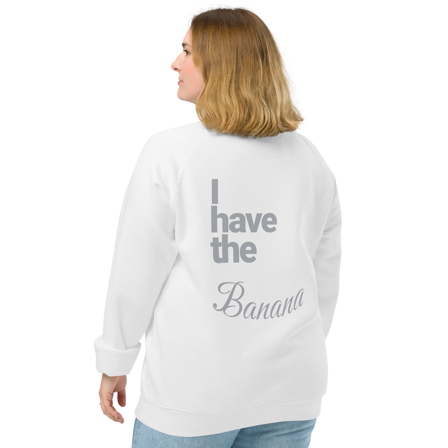 Sweatshirt écologique raglan unisexe "banana"