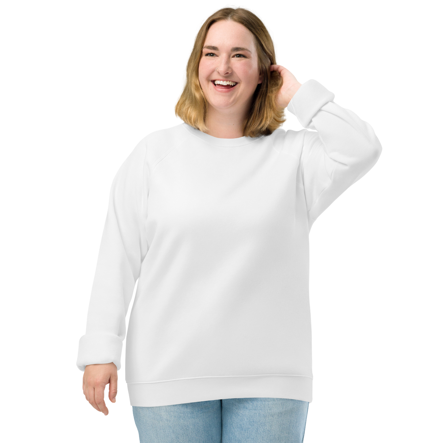 Sweatshirt écologique raglan unisexe "pot"