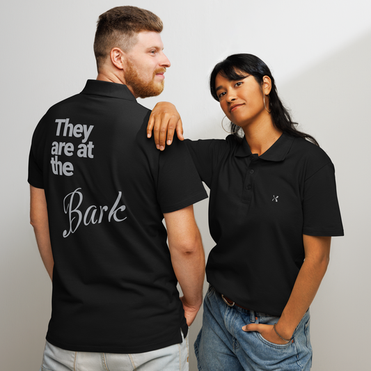 Polo piqué premium unisexe "bark"